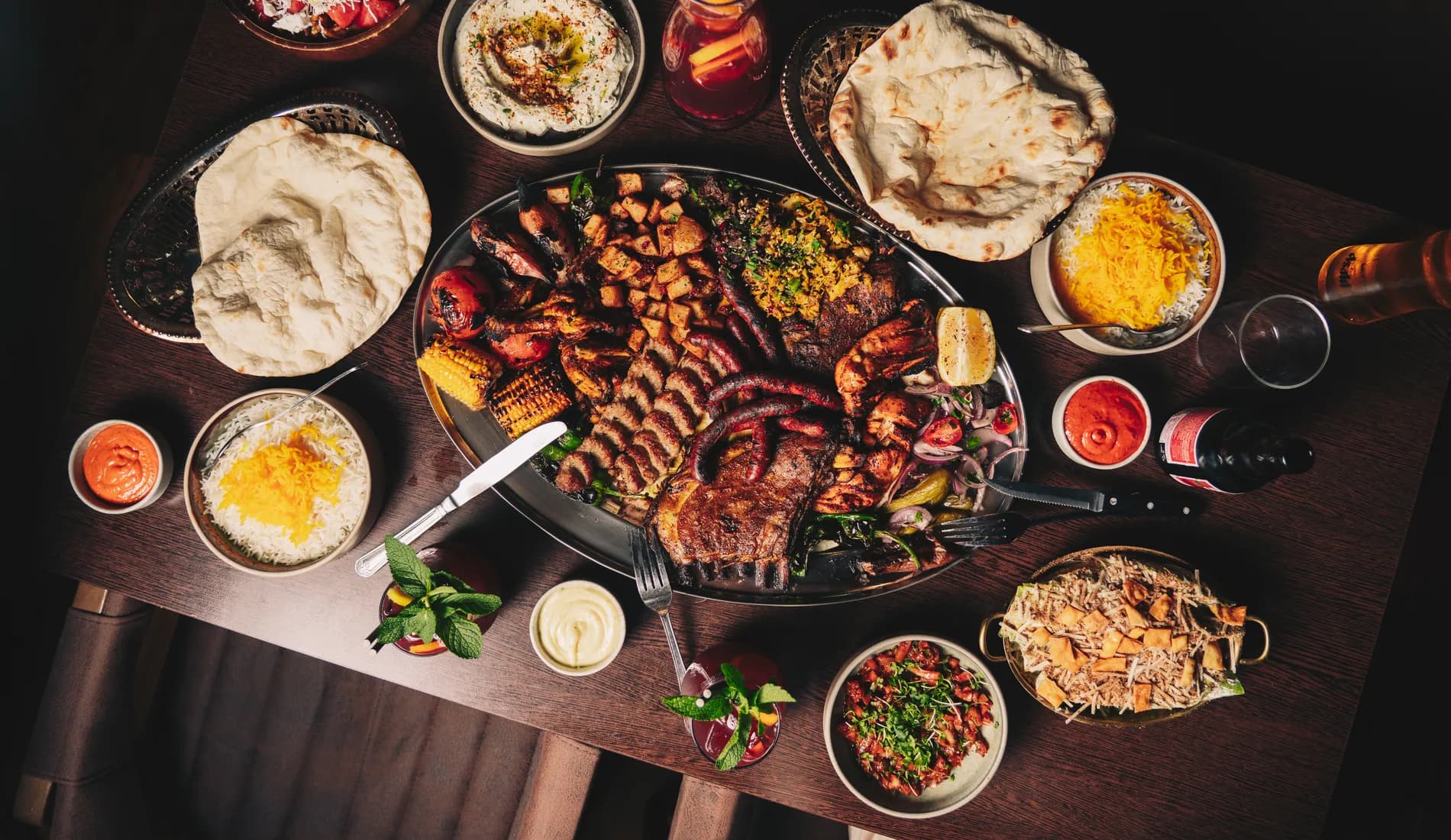 The Mangal Sundays charcoal board